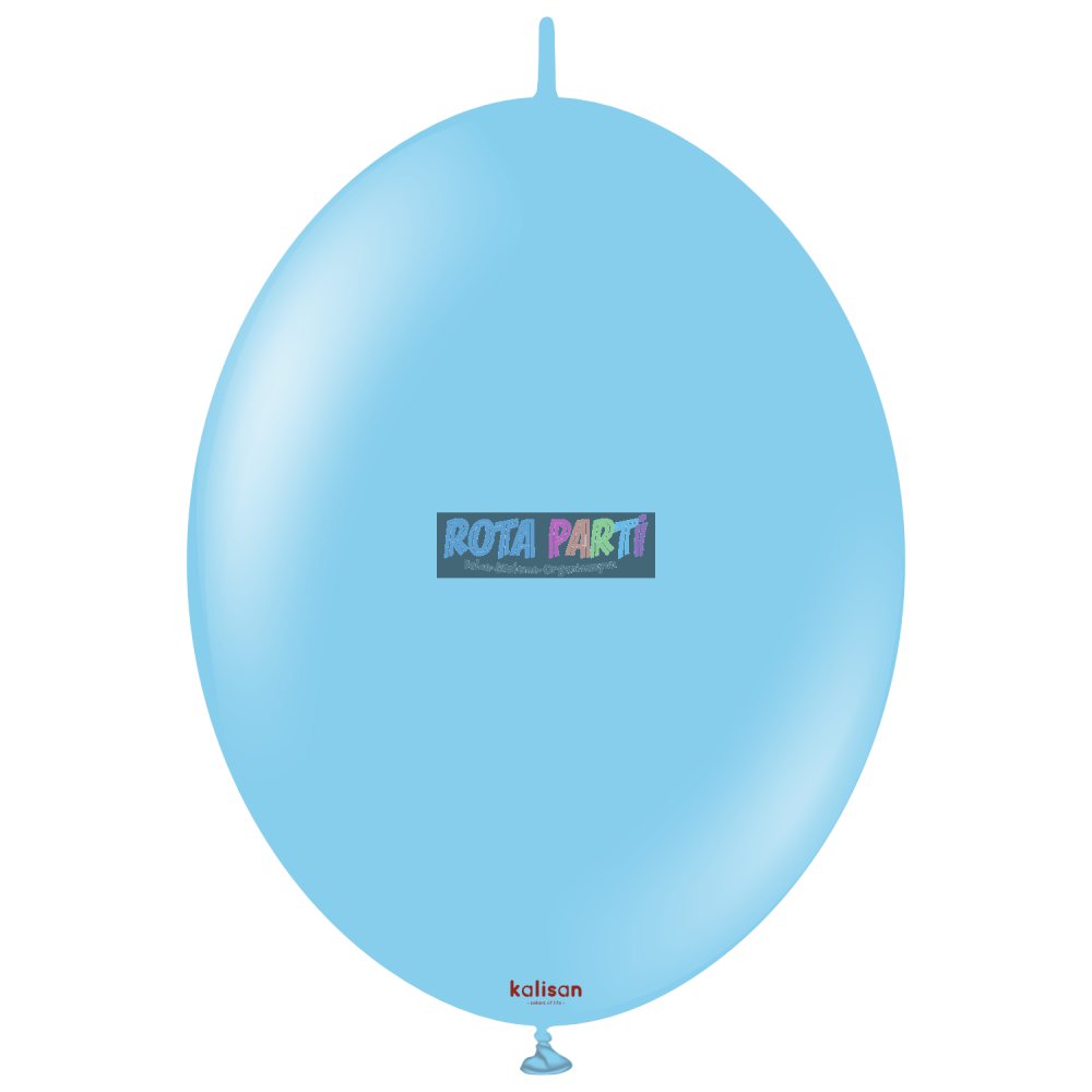 12" K-Link Standart Bebek Mavi Balon (Baby Blue) 50'Li