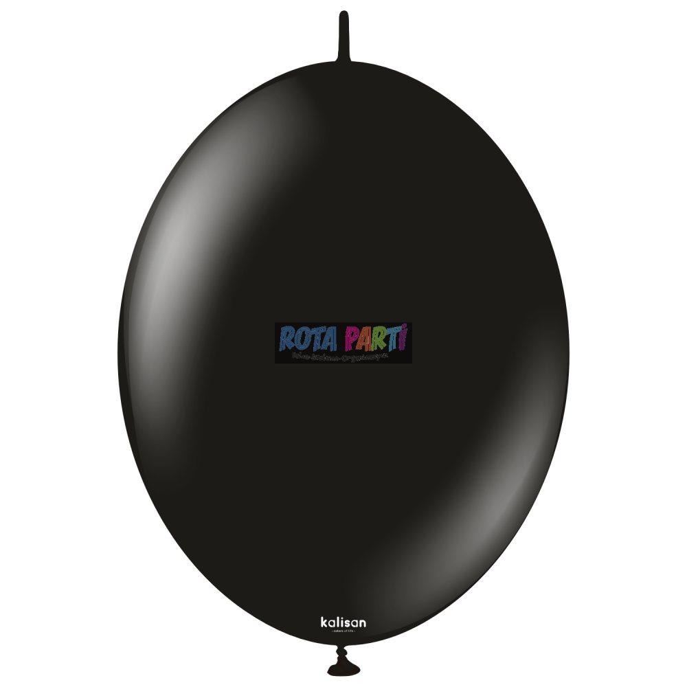 12" K-Link Standard Siyah Balon (Black) 50'Li