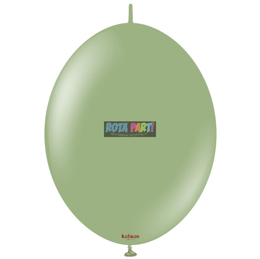 12" K-Link Retro Okaliptus Balon (Eucalyptus) 50'Li
