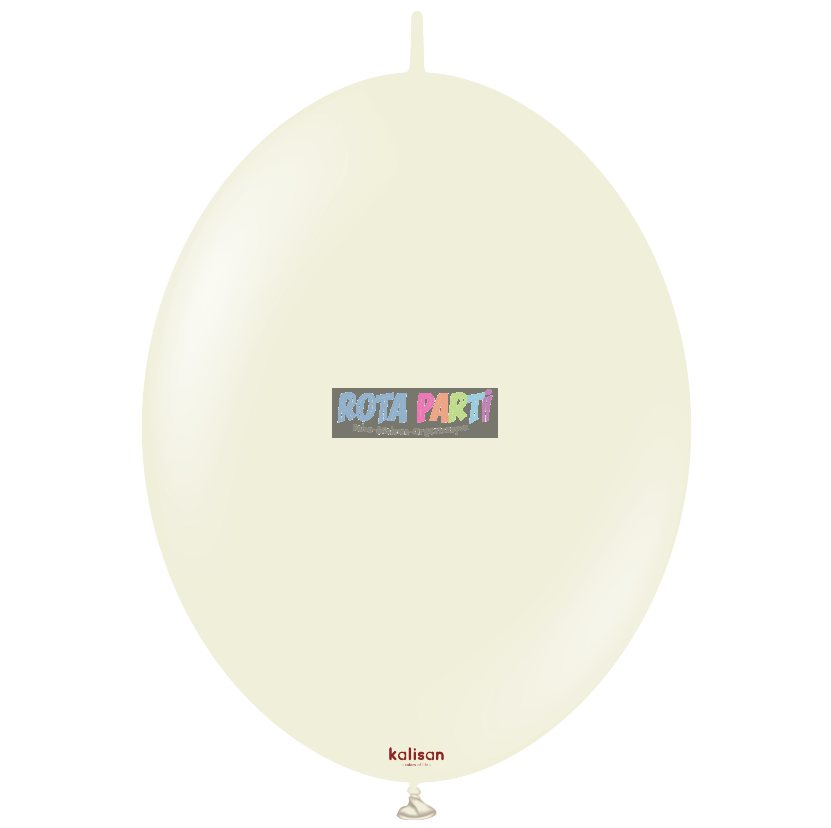 12" K-Link Retro Deniz Kumu Balon (White Sand) 50'Li