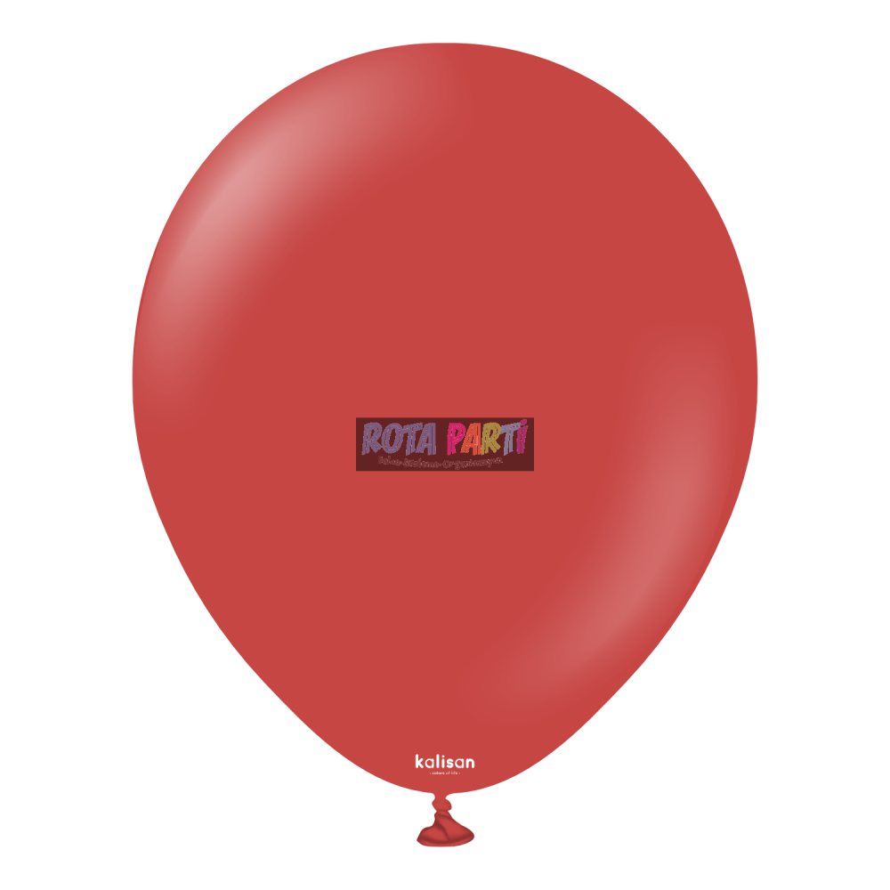 12'' Standart Balon Koyu Kırmızı (Deep Red) 100’lü