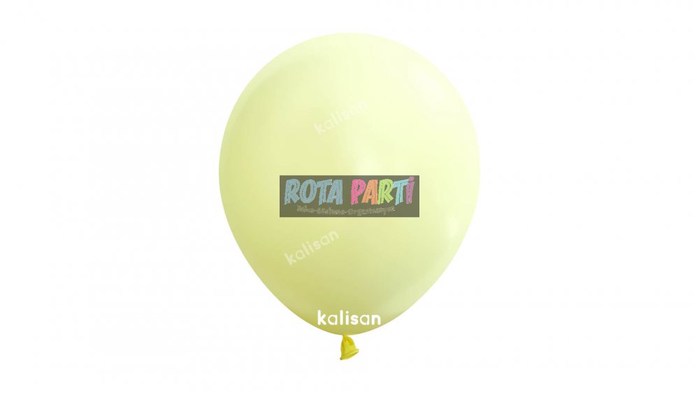 12" Makaron Balon Sarı (Yellow) 100’lü