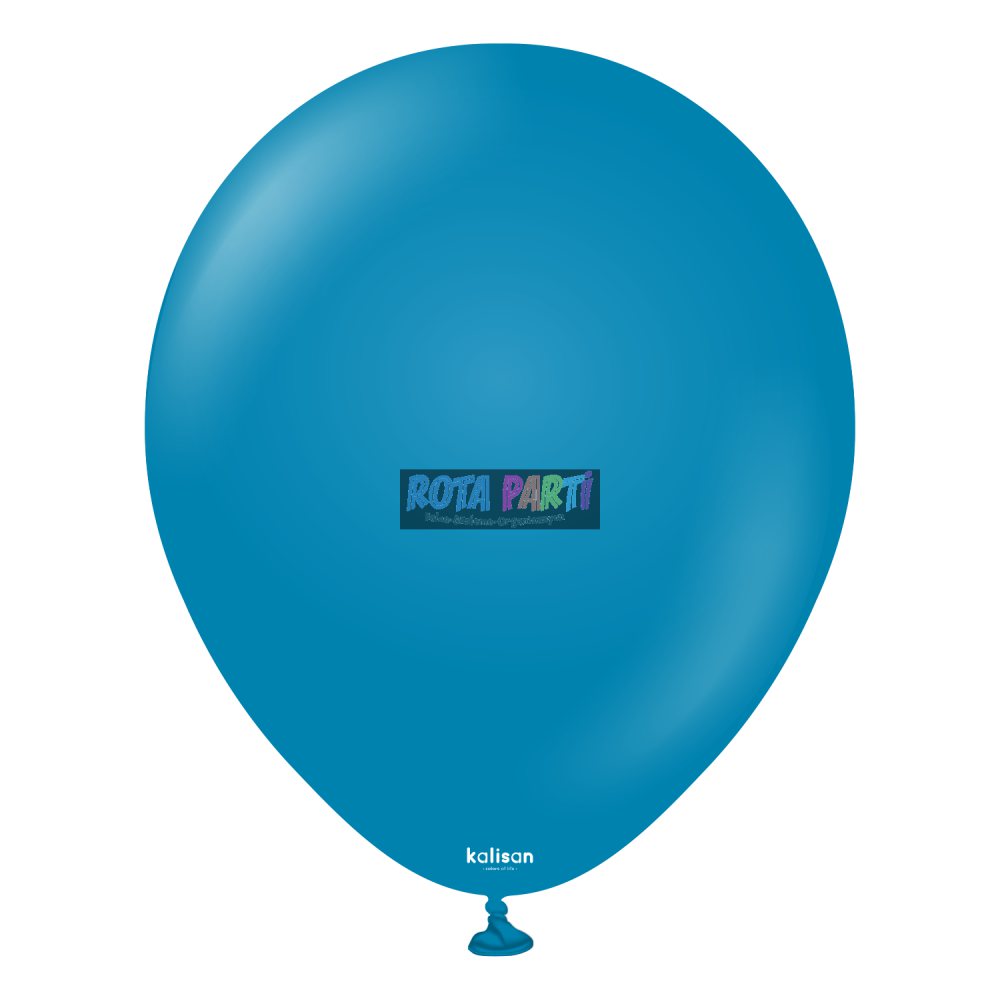 12" Retro Balon Deep Blue (Derin Okyanus) 100'lü