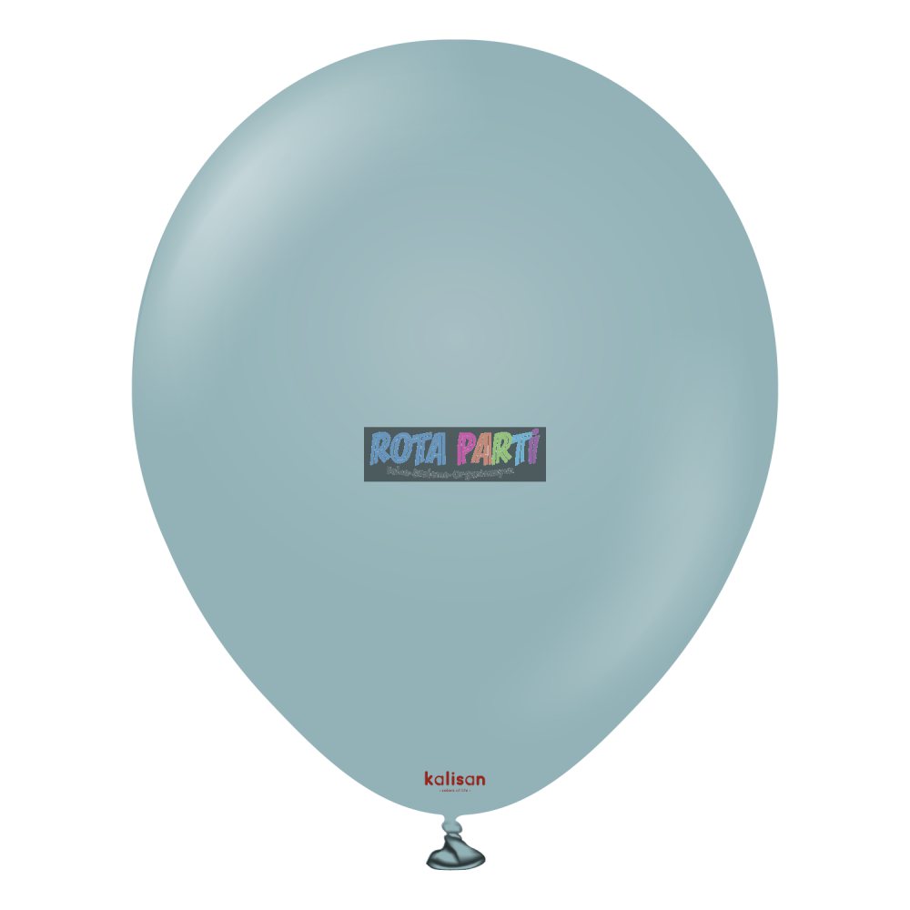 12" Retro Balon Storm (Fırtına Mavisi) 100'lü