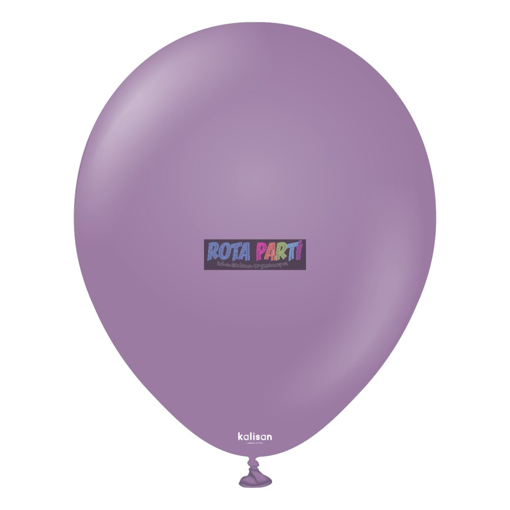 12" Retro Balon Lavanta (Lavender) 100'lü
