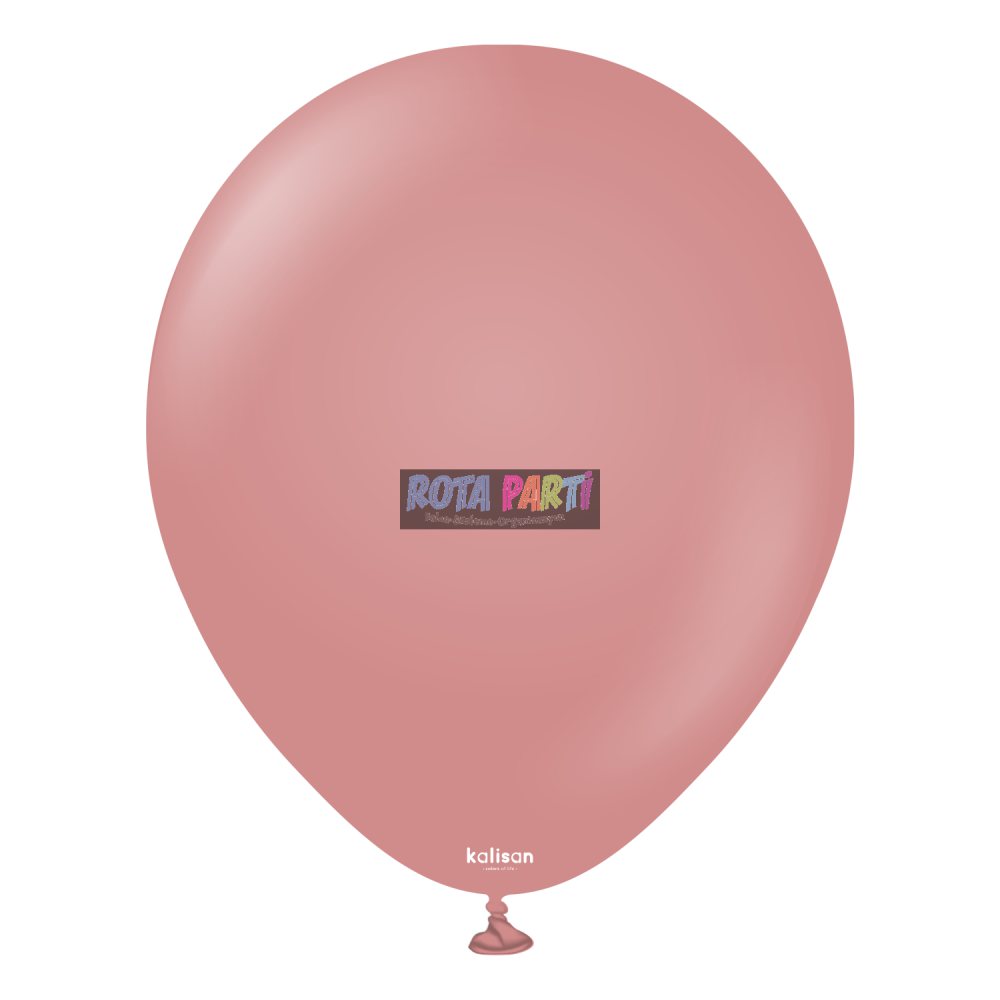 12" Retro Balon Rosewood (Gül Ağacı) 100'lü