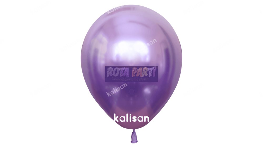 12" Krom (Mirror) Mor (Violet) Balon 50'li