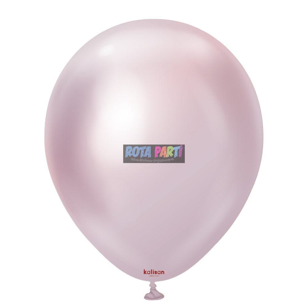 12" Krom (Mirror) Pembe Altın (Pink Gold) Balon 50'li