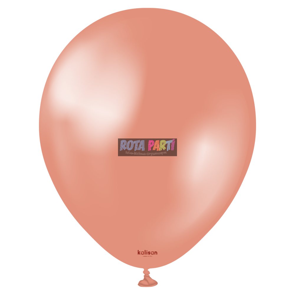 12'' Metalik Rose Gold 50'Li Balon
