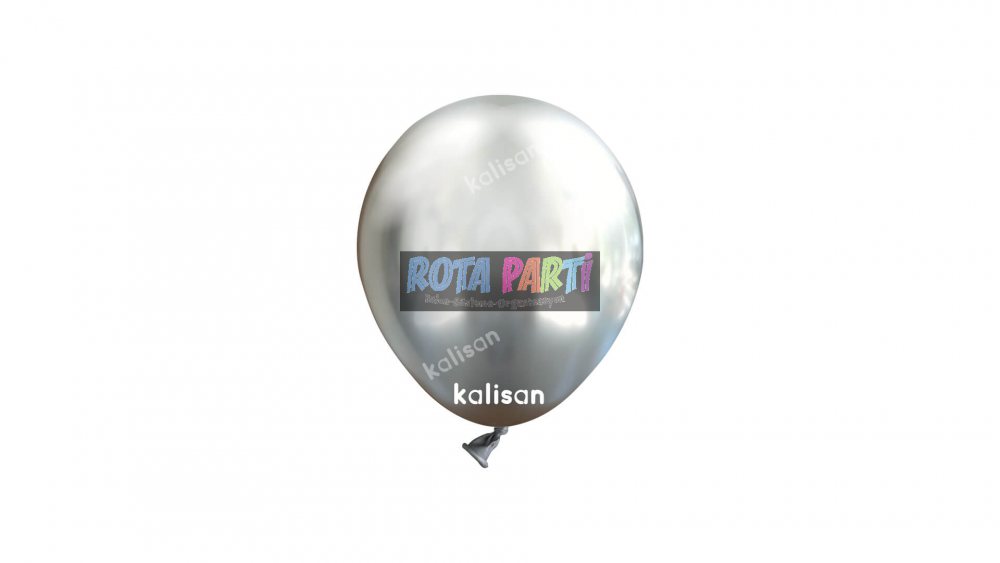 5" Mini Mirror (Krom) Gümüş Balon 100'Lü