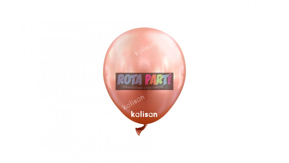 5" Mini Mirror (Krom) Rose Gold Balon 100'Lü
