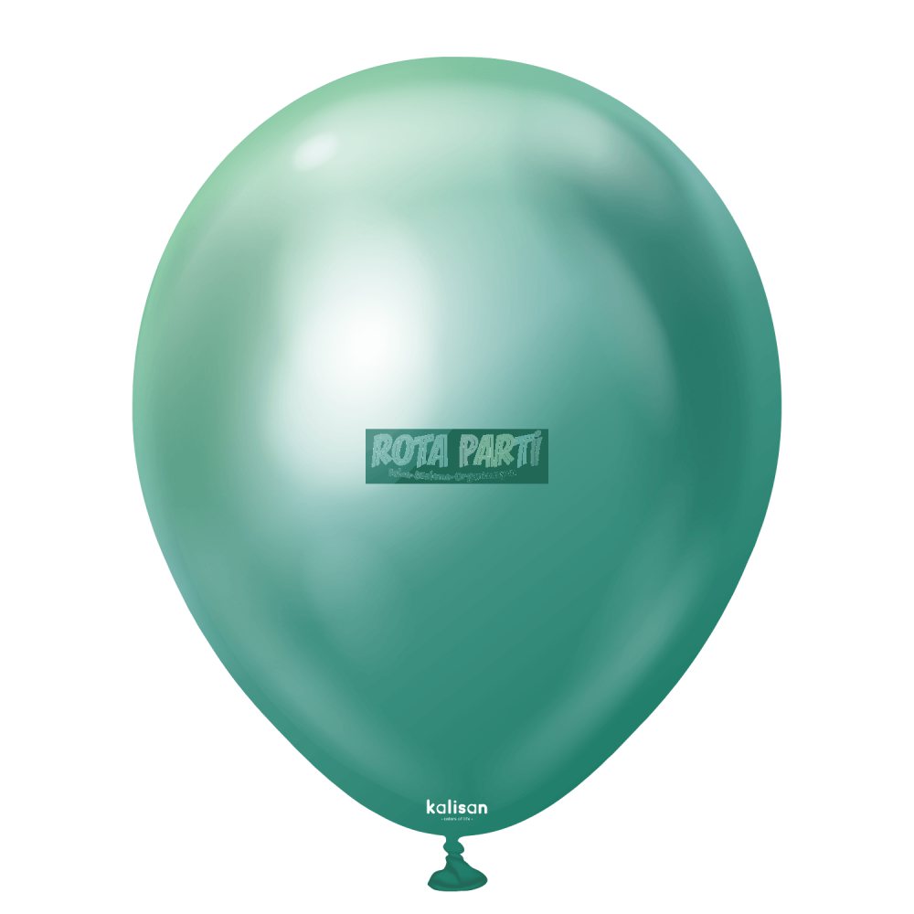 18'' Krom Mirror Yeşil Balon 5'Li (45 Cm)
