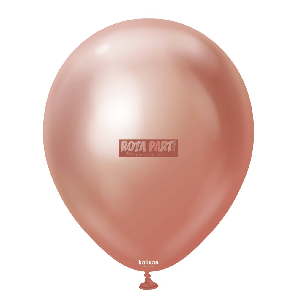 18'' Krom Mirror Rose Gold Balon 5'Li (45 Cm)