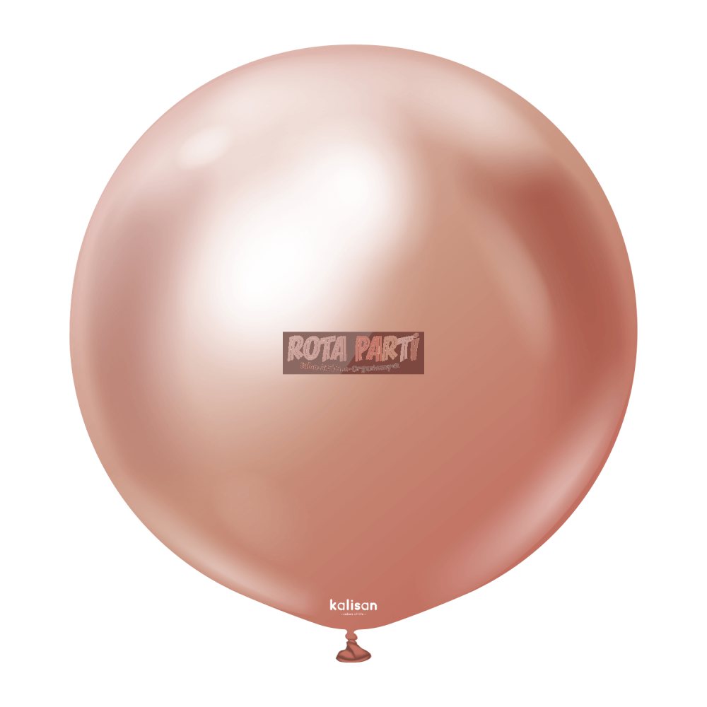 24'' Krom Mirror Rose Gold Balon 2'Li (60 Cm)