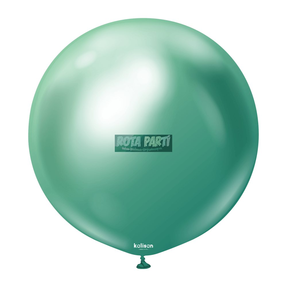 36'' Krom Mirror Yeşil Balon 2'Li (90 Cm)