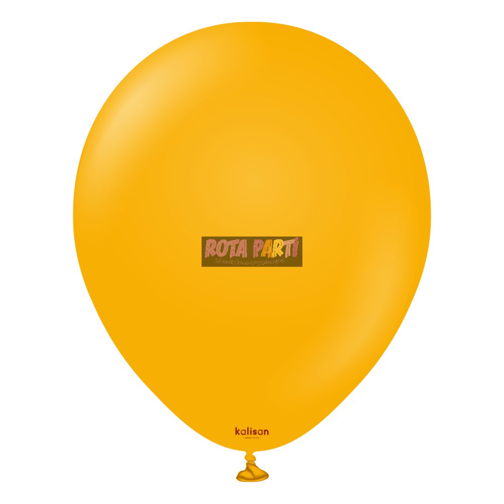 18'' Standart Hardal (Amber) Balon 5'Li (45 Cm)