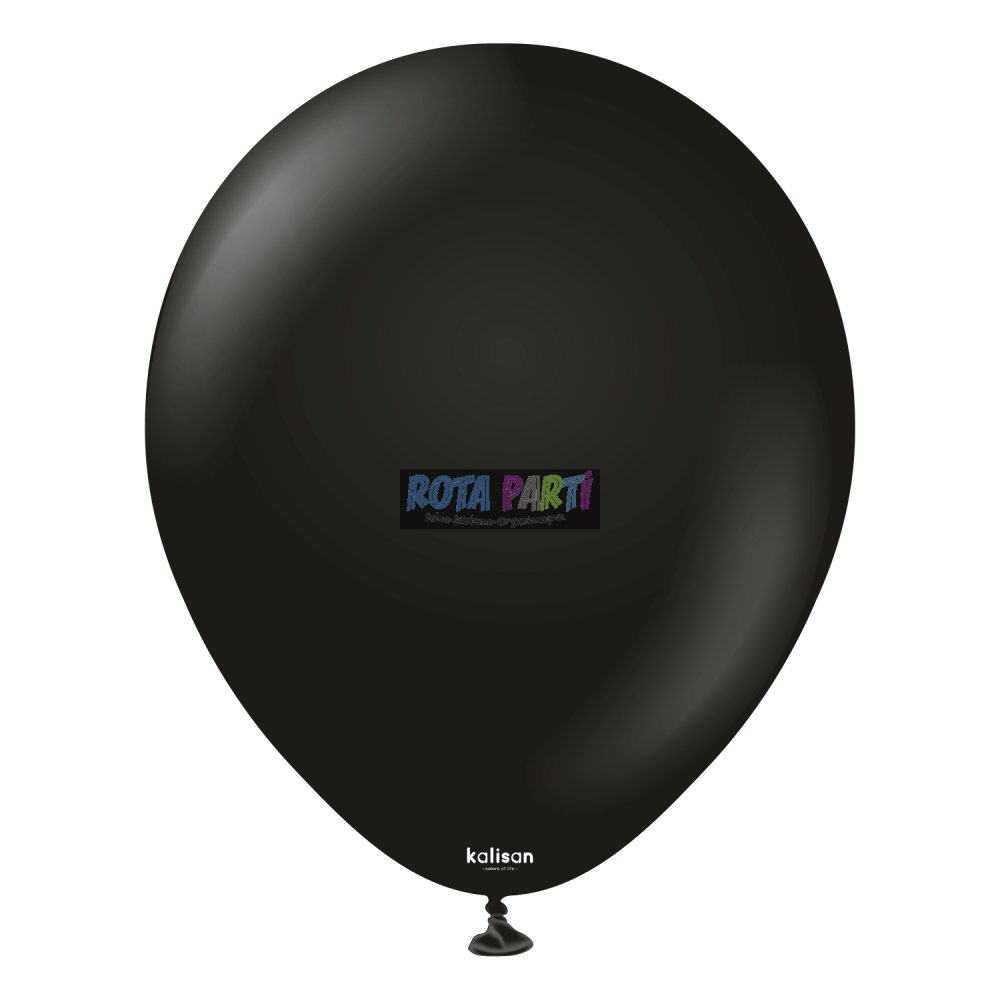 18'' Standart Siyah Balon 5'Li (45 Cm)
