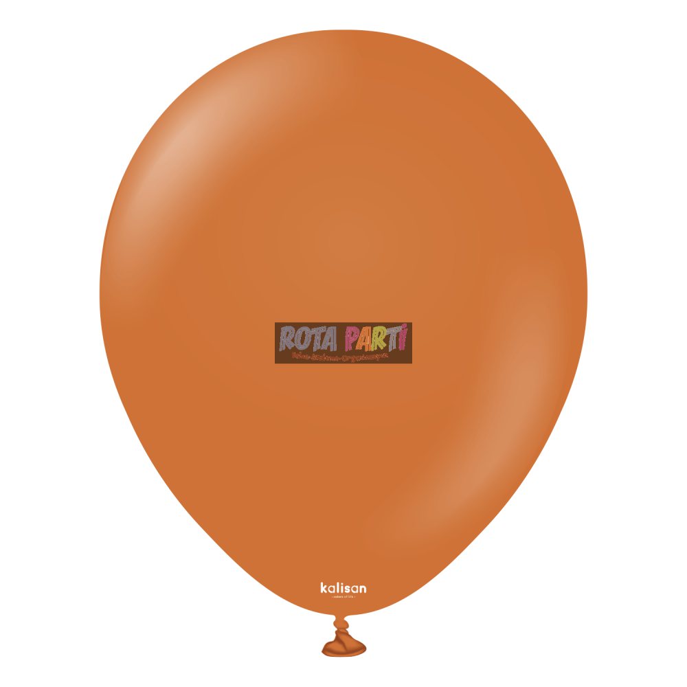 18'' Standart Karamel Kahve Balon 5'Li (45 Cm)