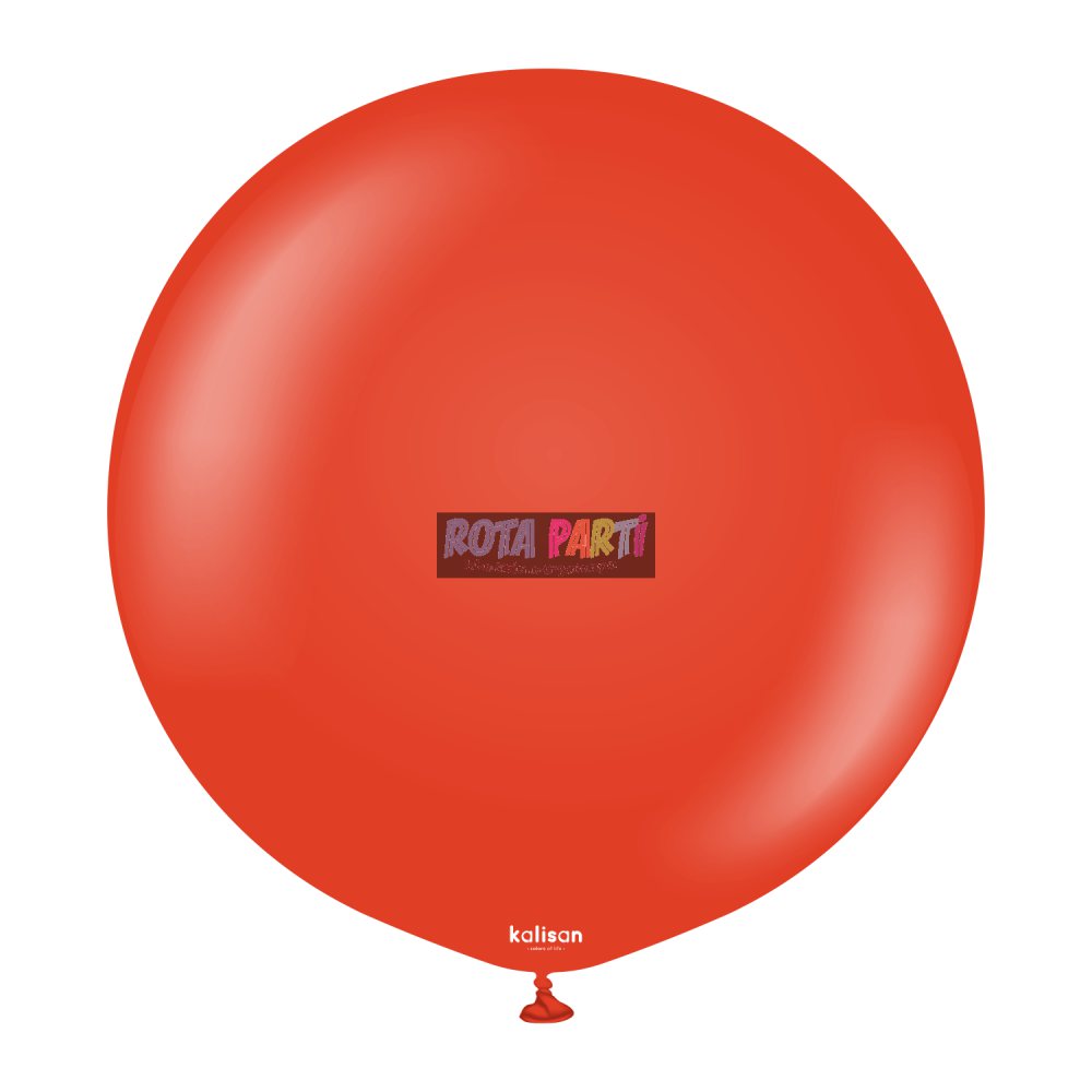 24'' Standart Kırmızı (Red) Balon 2'Li (60 Cm)