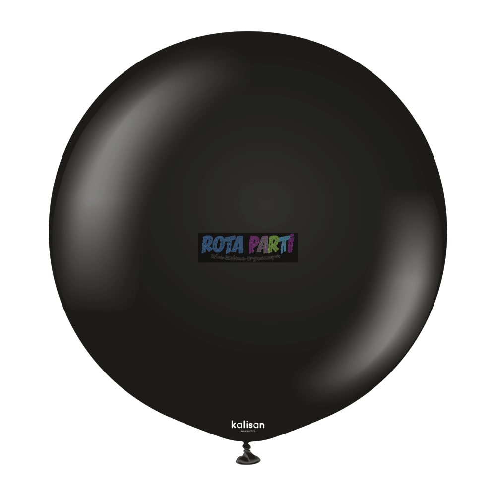 24'' Standart Siyah (Black) Balon 2'Li (60 Cm)