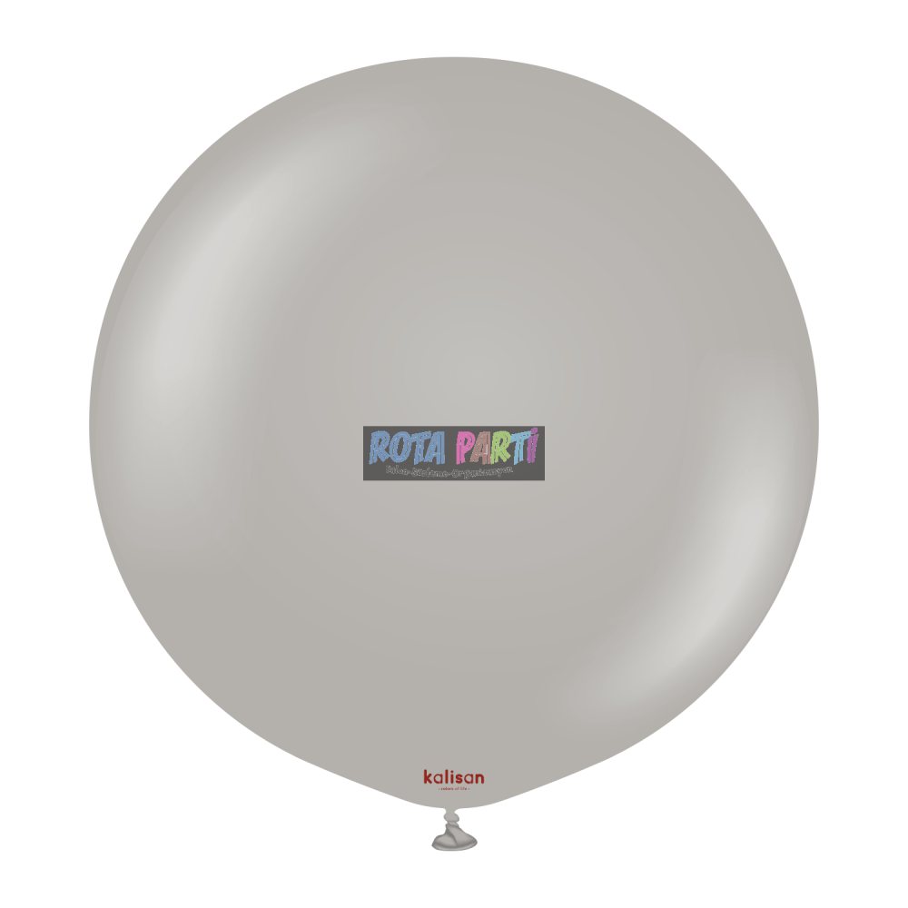 36'' Standart Gri (Grey) Balon 2'Li (90 Cm)