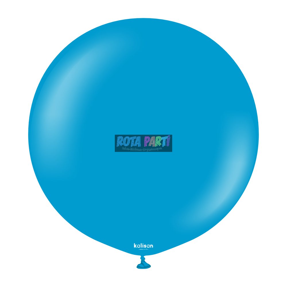36'' Standart Karayip Mavi (Caribbean Blue) Balon 2'Li (90 Cm)
