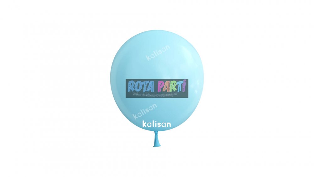 5" Mini Makaron Mavi (Blue) Balon 100'Lü