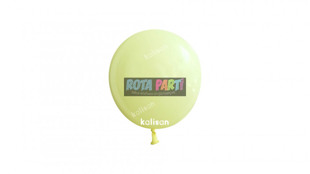 5" Mini Makaron Sarı (Yellow) Balon 100'Lü