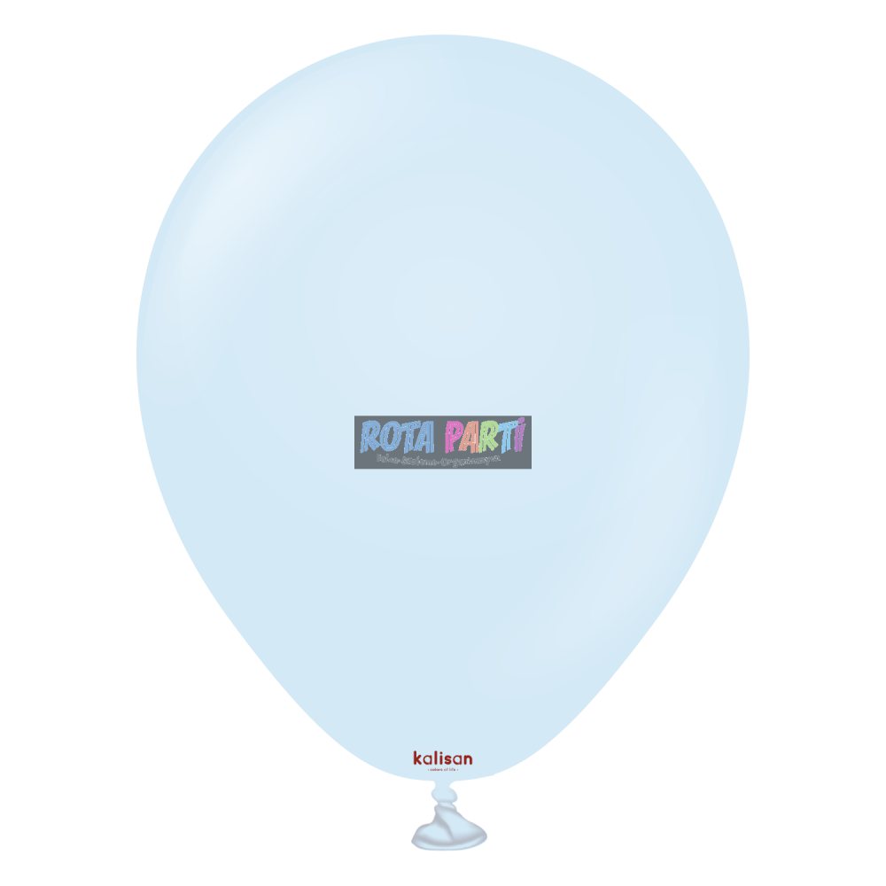 5" Mini Makaron Bebek Mavi (Baby Blue) Balon 100'Lü