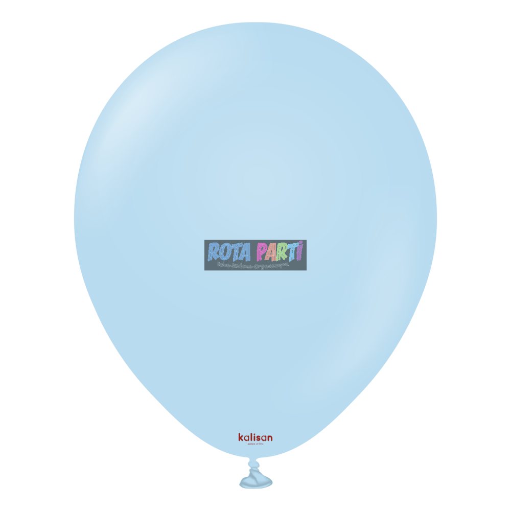 18'' Makaron Mavi (Blue) Balon 5'Li (45 Cm)