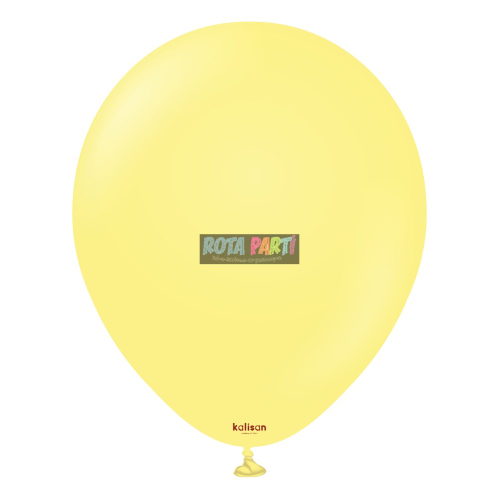 18'' Makaron Sarı (Yellow) Balon 5'Li (45 Cm)