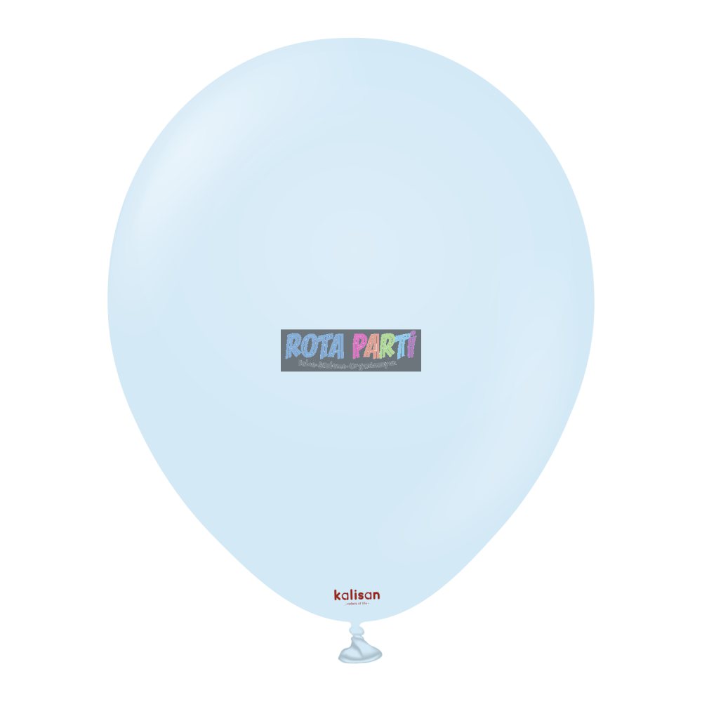 18" Makaron Bebek Mavi (Baby Blue) Balon 5'Li (45 Cm)