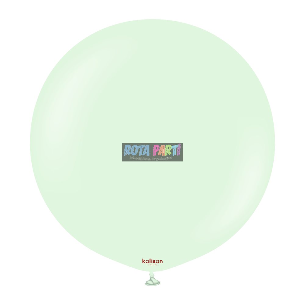 24" Makaron Soluk Yeşil (Pale Green) Balon 2'Li (60 Cm)