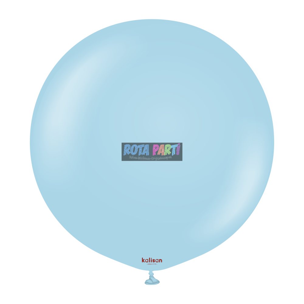 36" Makaron Mavi (Blue) Balon 2'Li (90 Cm)