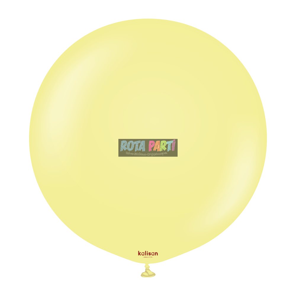 36" Makaron Sarı (Yellow) Balon 2'Li (90 Cm)