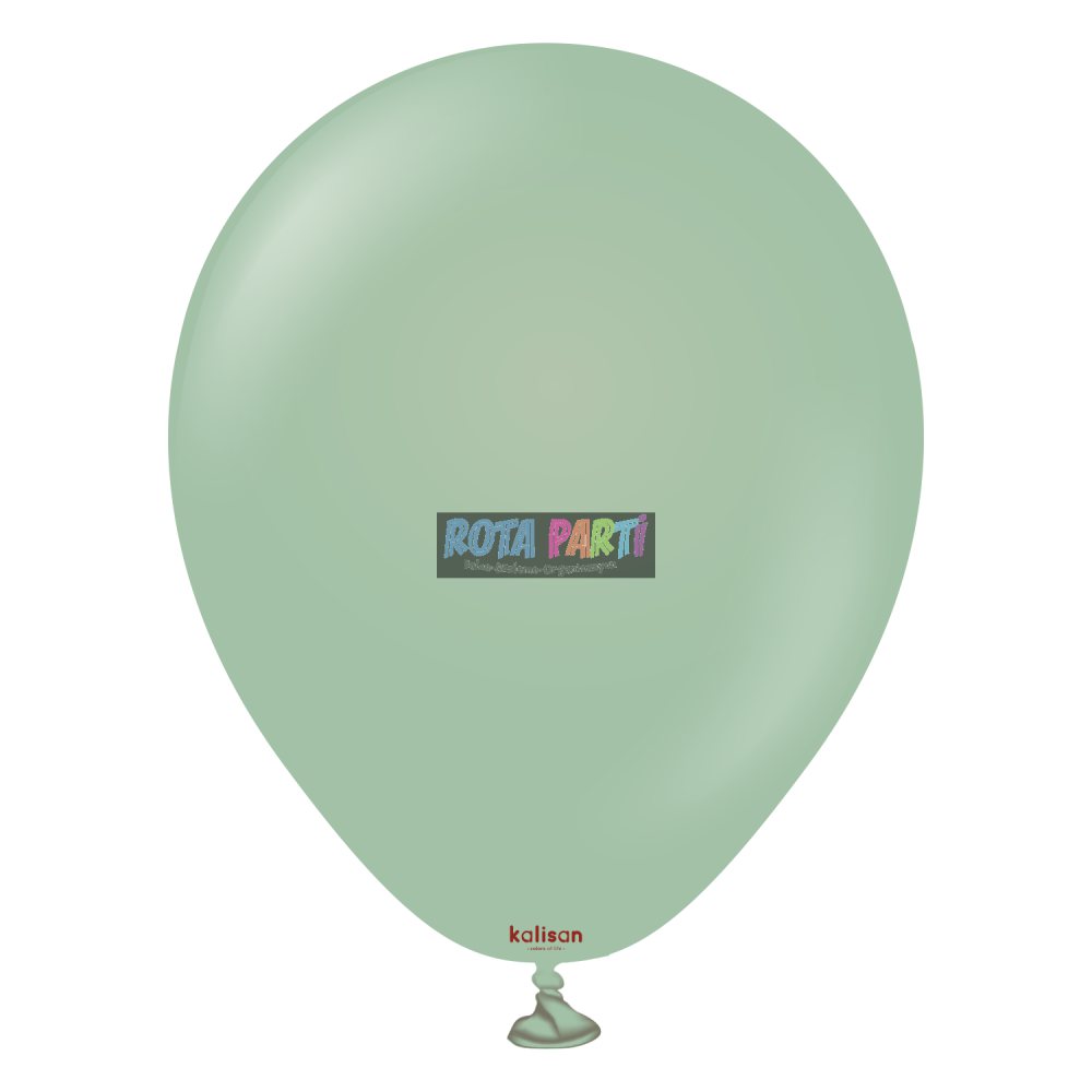 18" Retro Winter Green (Kış Yeşili) Balon 5'Li (45 Cm)