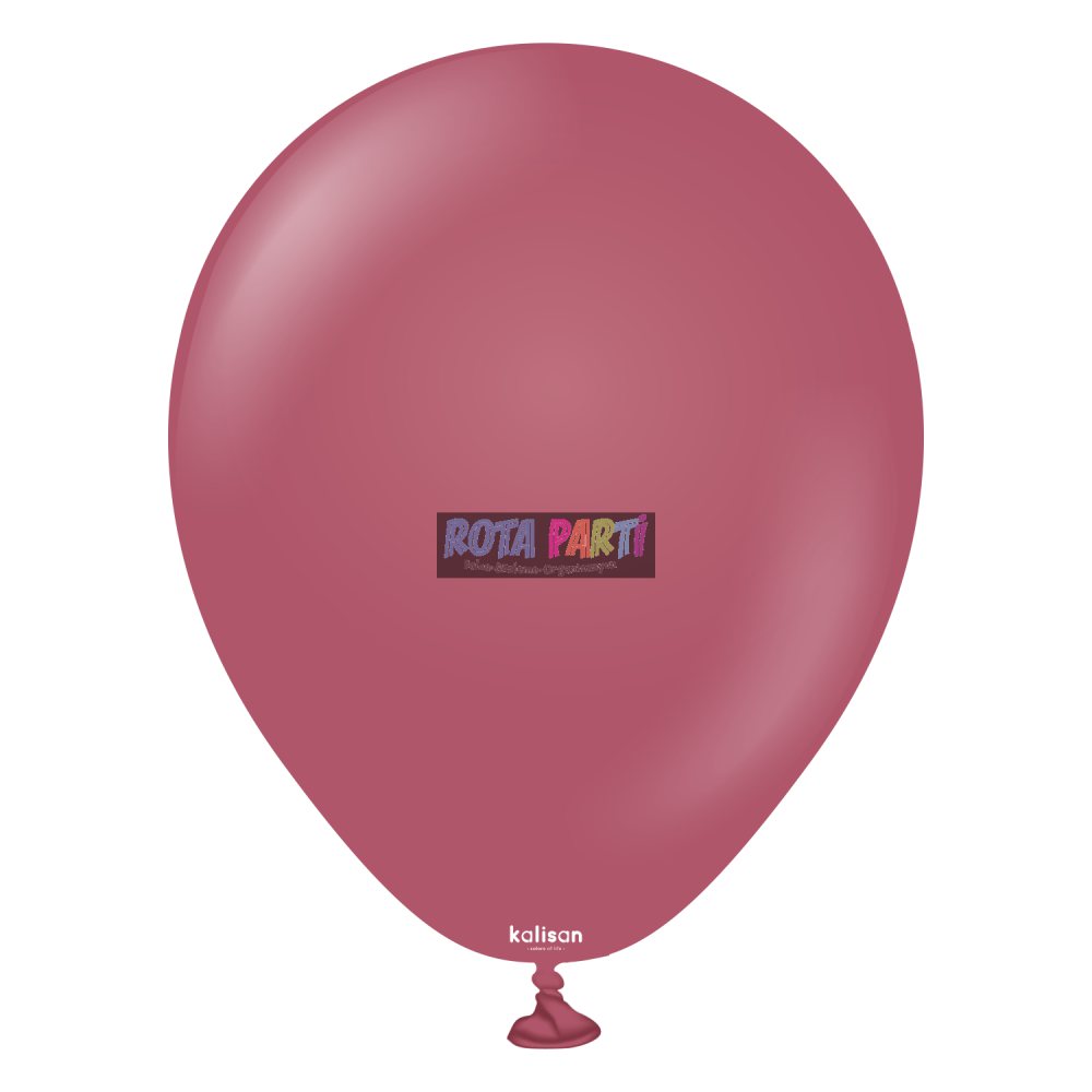 18" Retro Wild Berry (Yaban Çileği) Balon 5'Li (45 Cm)