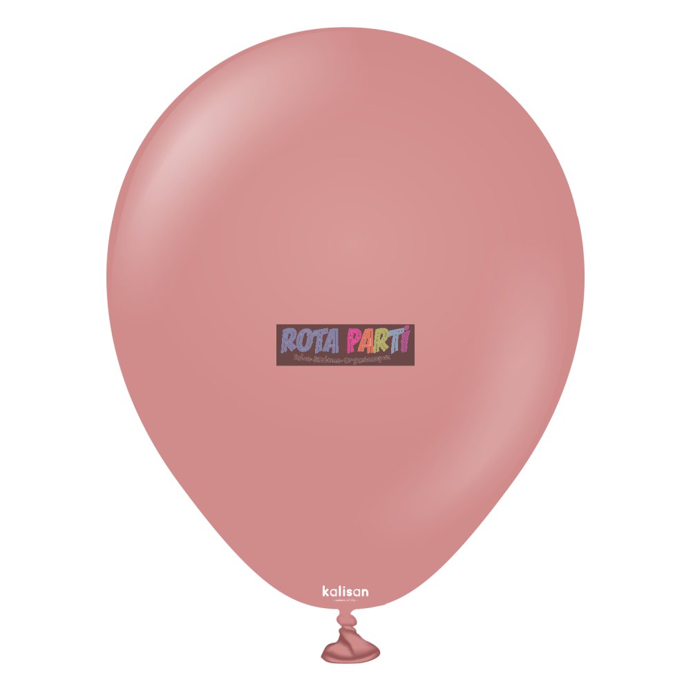 18" Retro Rosewood (Gül Ağacı) Balon 5'Li (45 Cm)