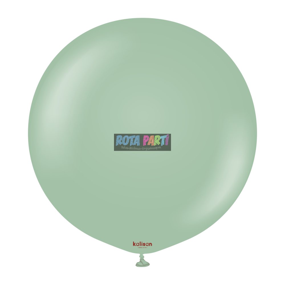 24" Retro Winter Green (Kış Yeşili) Balon 2'Li (60 Cm)