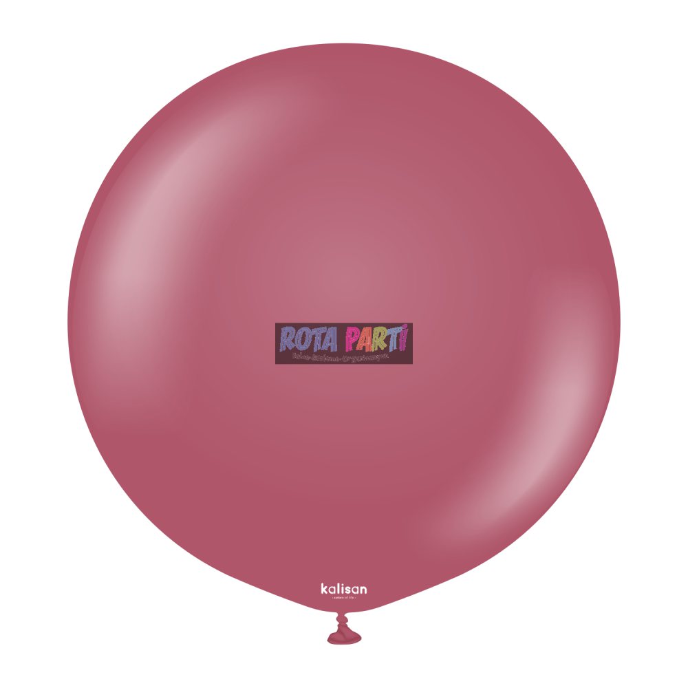 24" Retro Wild Berry (Yaban Çileği) Balon 2'Li (60 Cm)