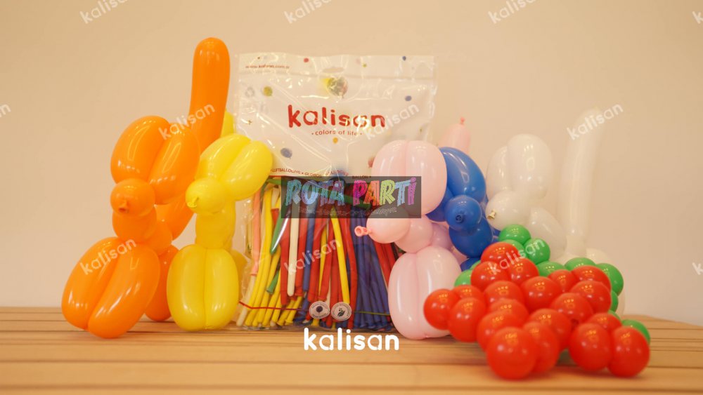 260M Standard Karışık Sosis (Assorted) Balon - 100'Lü